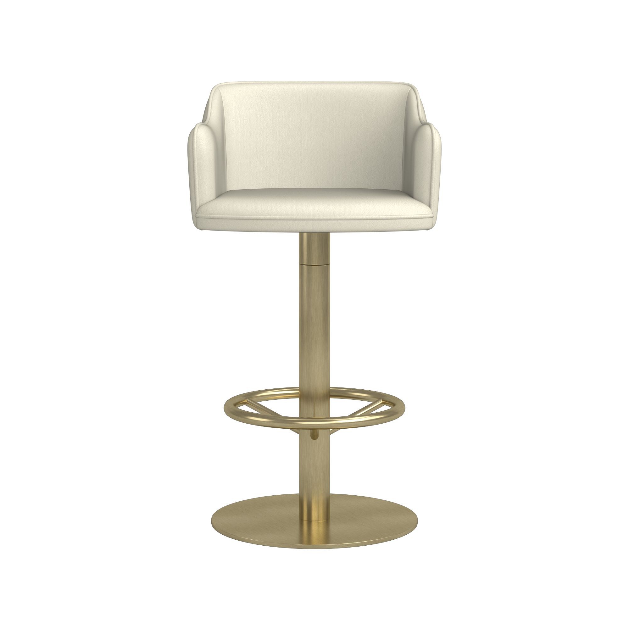 Harding Upholstered Pedestal Counter  & Bar Stool