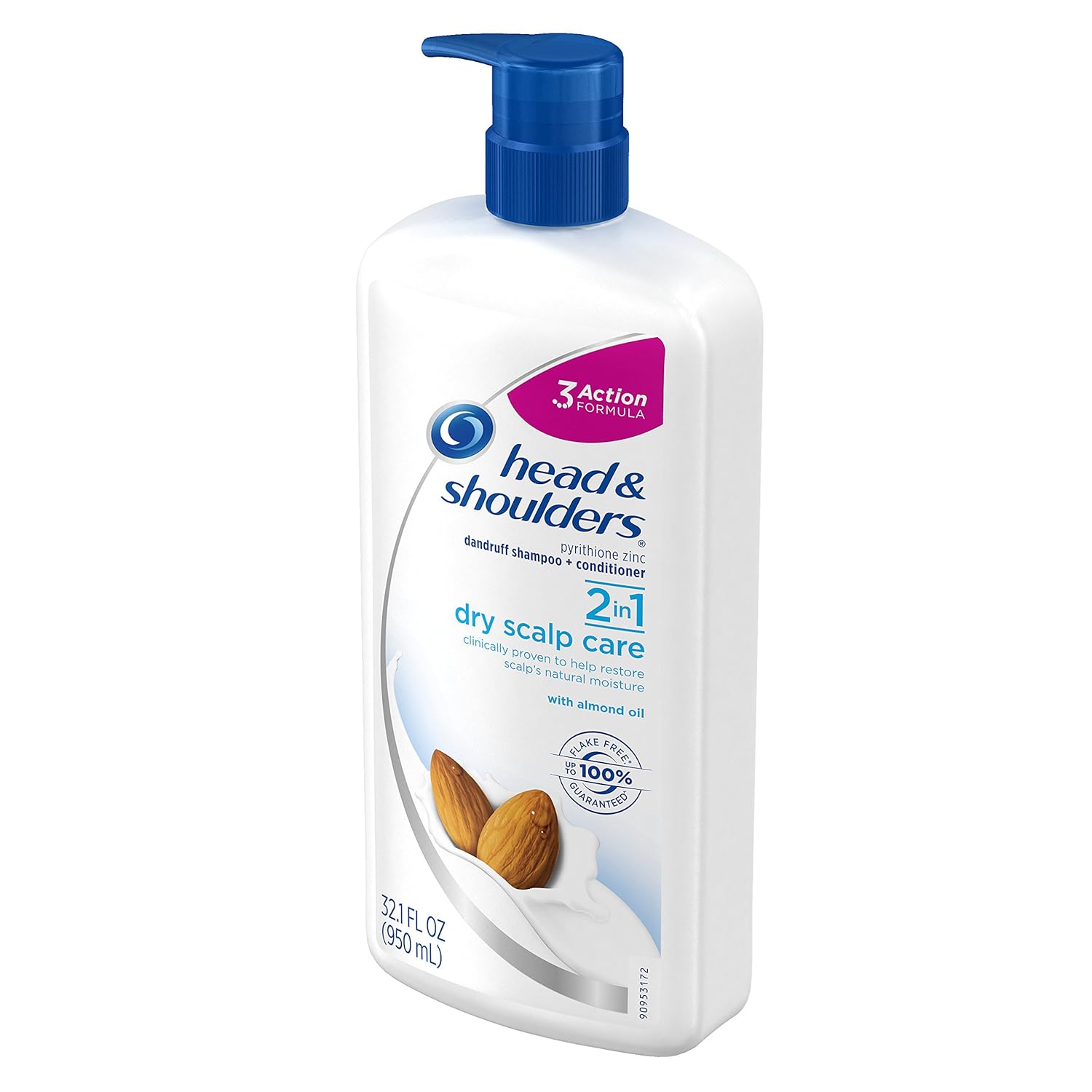 Head & Shoulders 2-in-1 Dandruff Shampoo and Conditioner Set, Advanced Dry Scalp Care, Anti Dandruff Treatment, Nourishing Almond Oil, Itch & Dryness Relief, Scalp Shield, 32.1 Fl Oz Each, 2 Pack