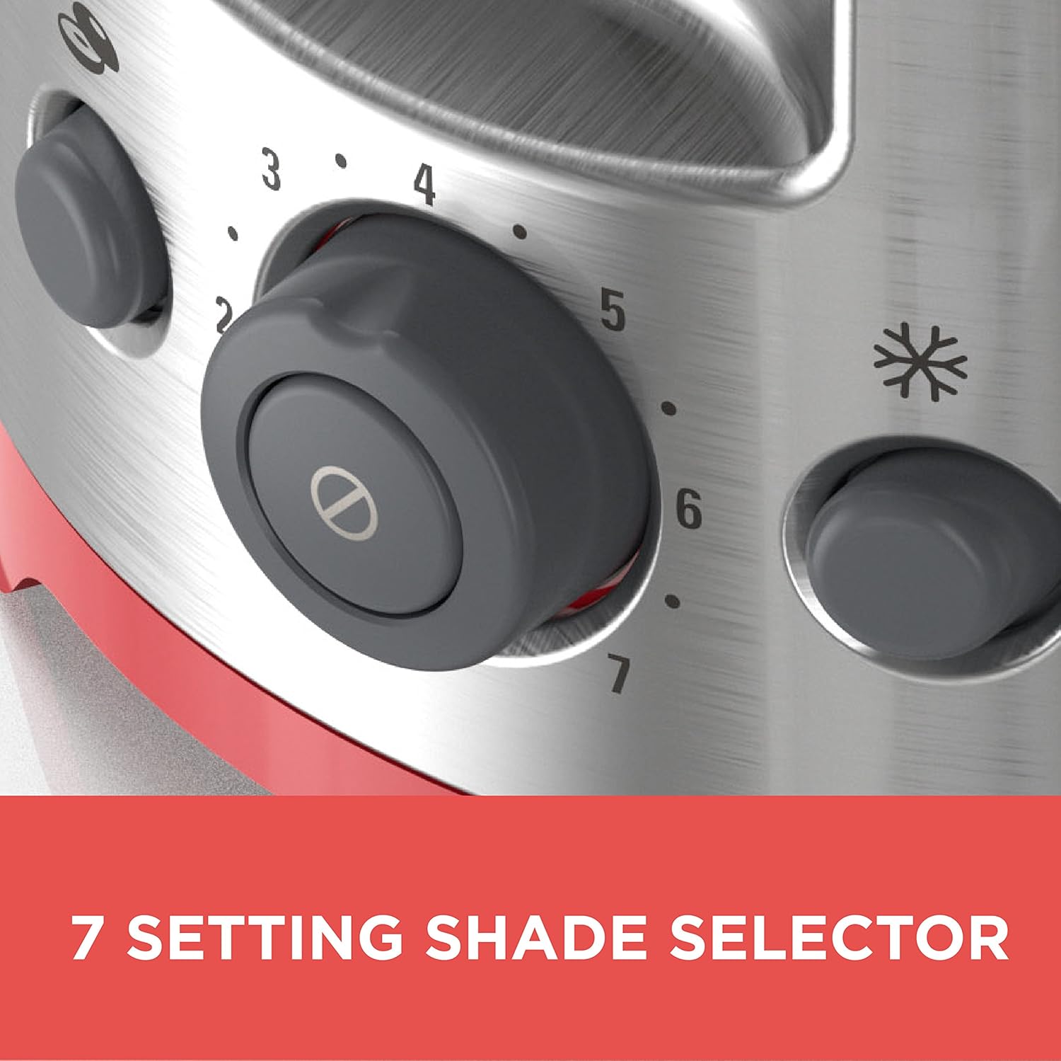 BLACK+DECKER 4-Slice Toaster, Extra Wide Slots, 7 Shade Settings, 1400 Watts, Frozen and Bagel Buttons, Toast Shade Selector, Extra Lift