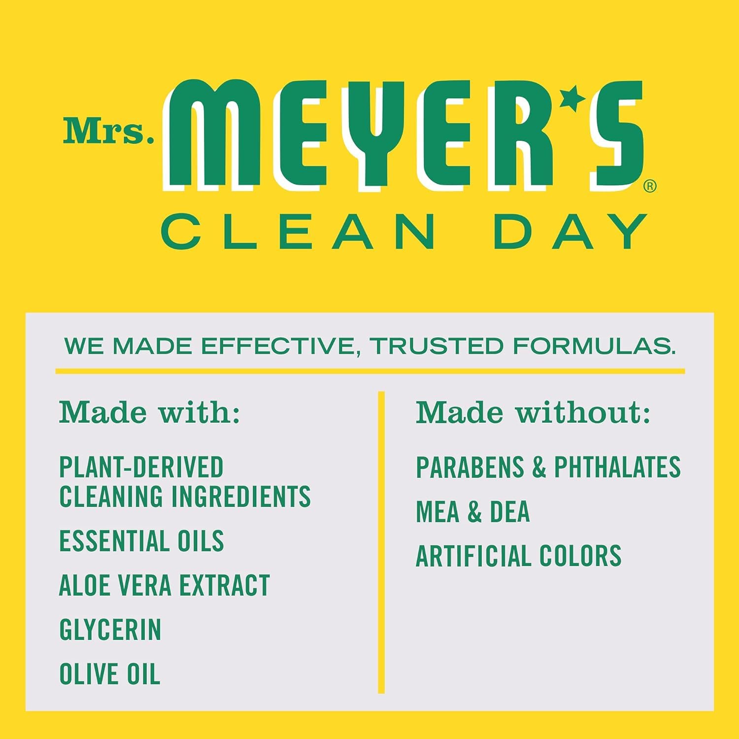 MRS. MEYER'S CLEAN DAY Hand Soap, Made with Essential Oils, Biodegradable Formula, Honeysuckle, 12.5 fl. oz - Pack of 3