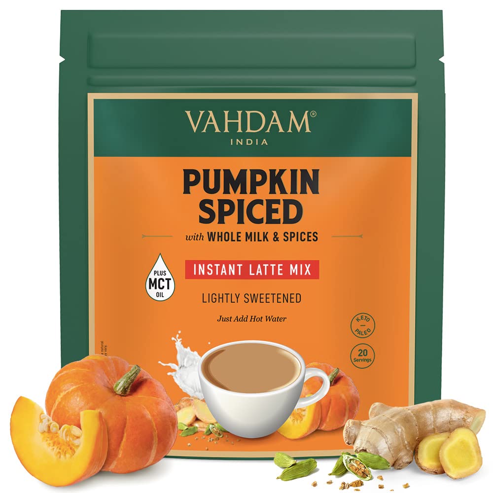 VAHDAM, Organic Turmeric Ginger Herbal Tea Bags (100 Pyramid Tea Bags) Caffeine Free, Non GMO, Gluten Free | 100% Pure Herbal Blend - Savory & Spicy | Plant-Based Tea Bags | Resealable Ziplock Pouch