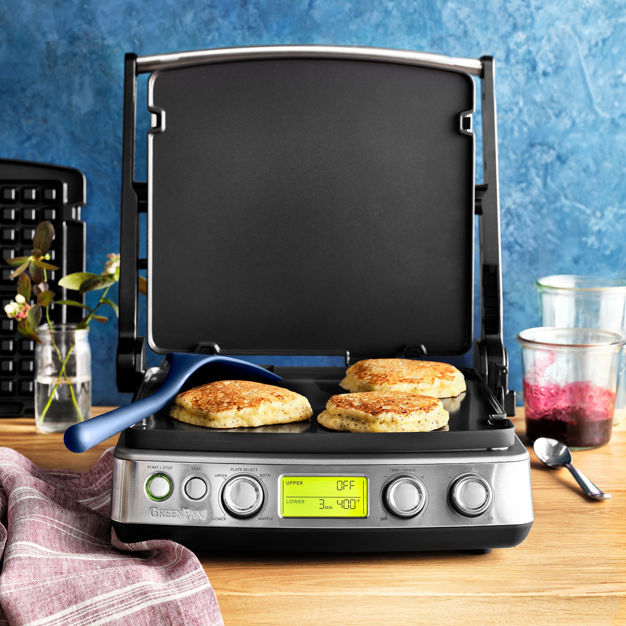 GreenPan™ Premiere Multi Grill, Griddle, & Waffle Maker