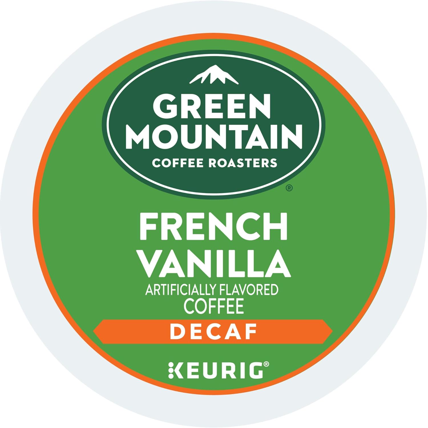 Green Mountain Coffee Roasters Caramel Vanilla Cream Keurig Single-Serve K-Cup pods, Light Roast Coffee, 72 Count (6 Packs of 12)
