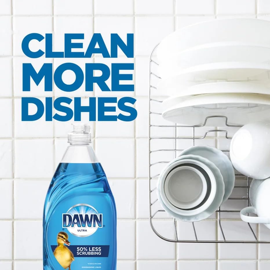 Dawn Dishwashing Liquid Dish Soap, Original Scent, 38 fl oz