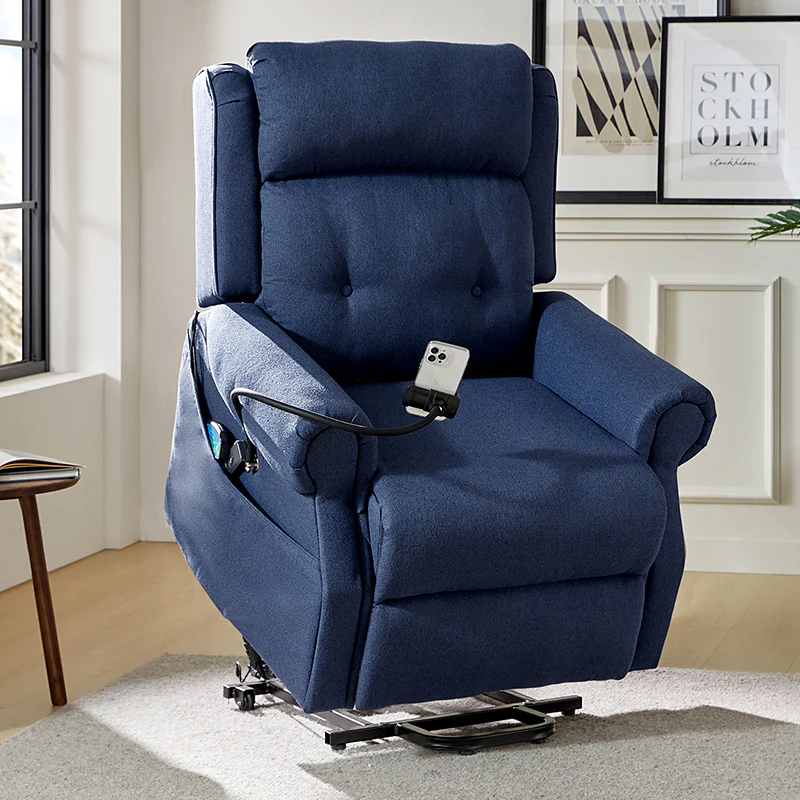 Hector Lift Assist Power Recliner With Massage Heat And Manual Headrest