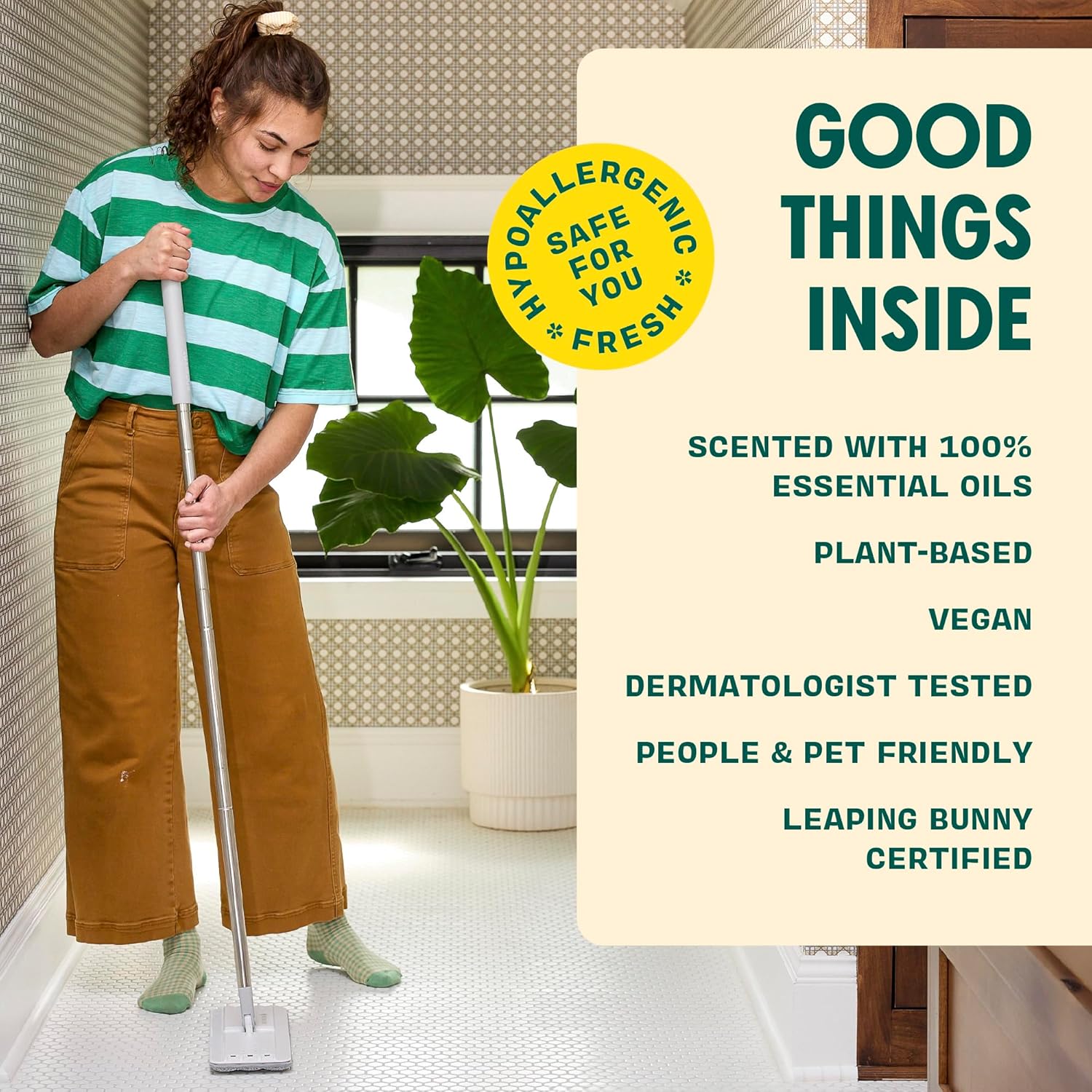 Aunt Fannie's Ultra Concentrated Floor Cleaner Vinegar Wash, Multi-Surface Floor Cleaner For Mopping, Makes 16 Gallons, Eucalyptus Scent, 32 oz. (Pack of 1), Packaging May Vary