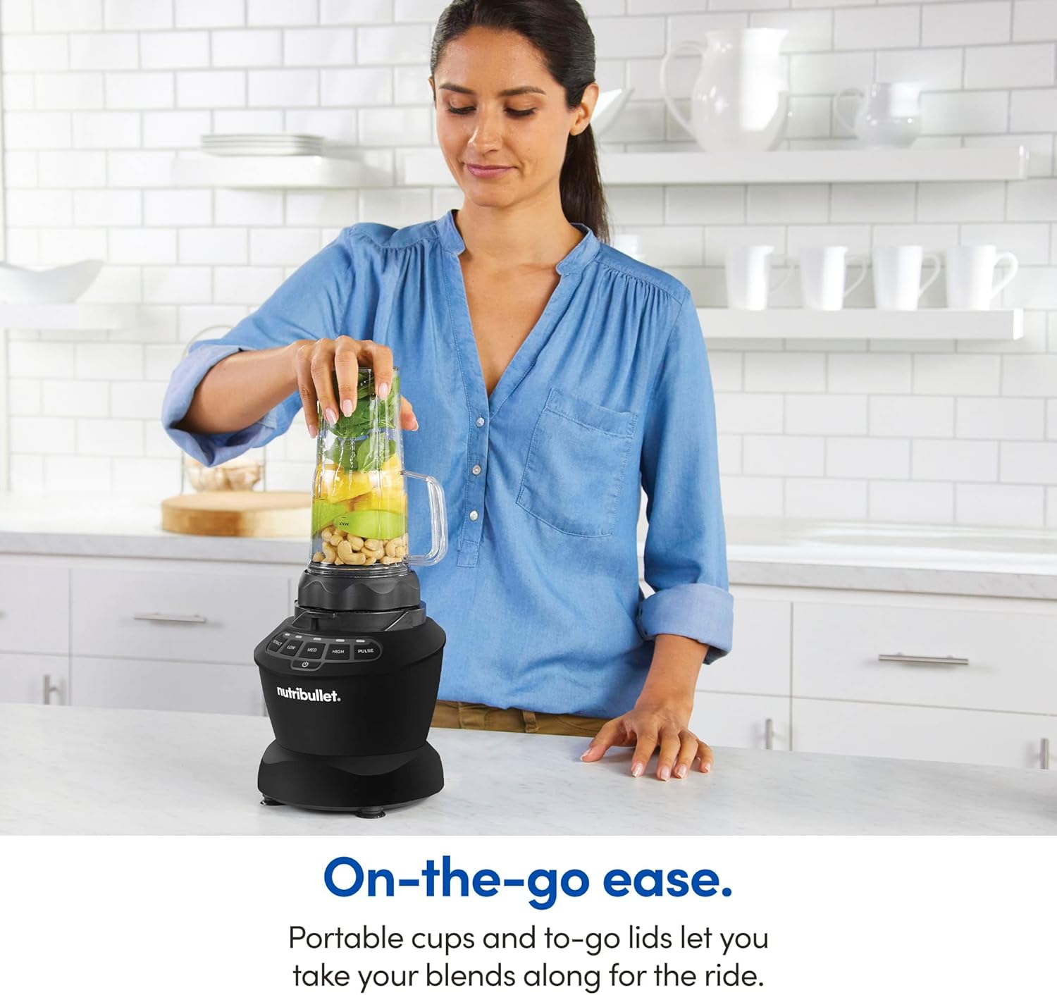 nutribullet Full-Size Blender Combo 1200W – NBF50500 - Dark Gray