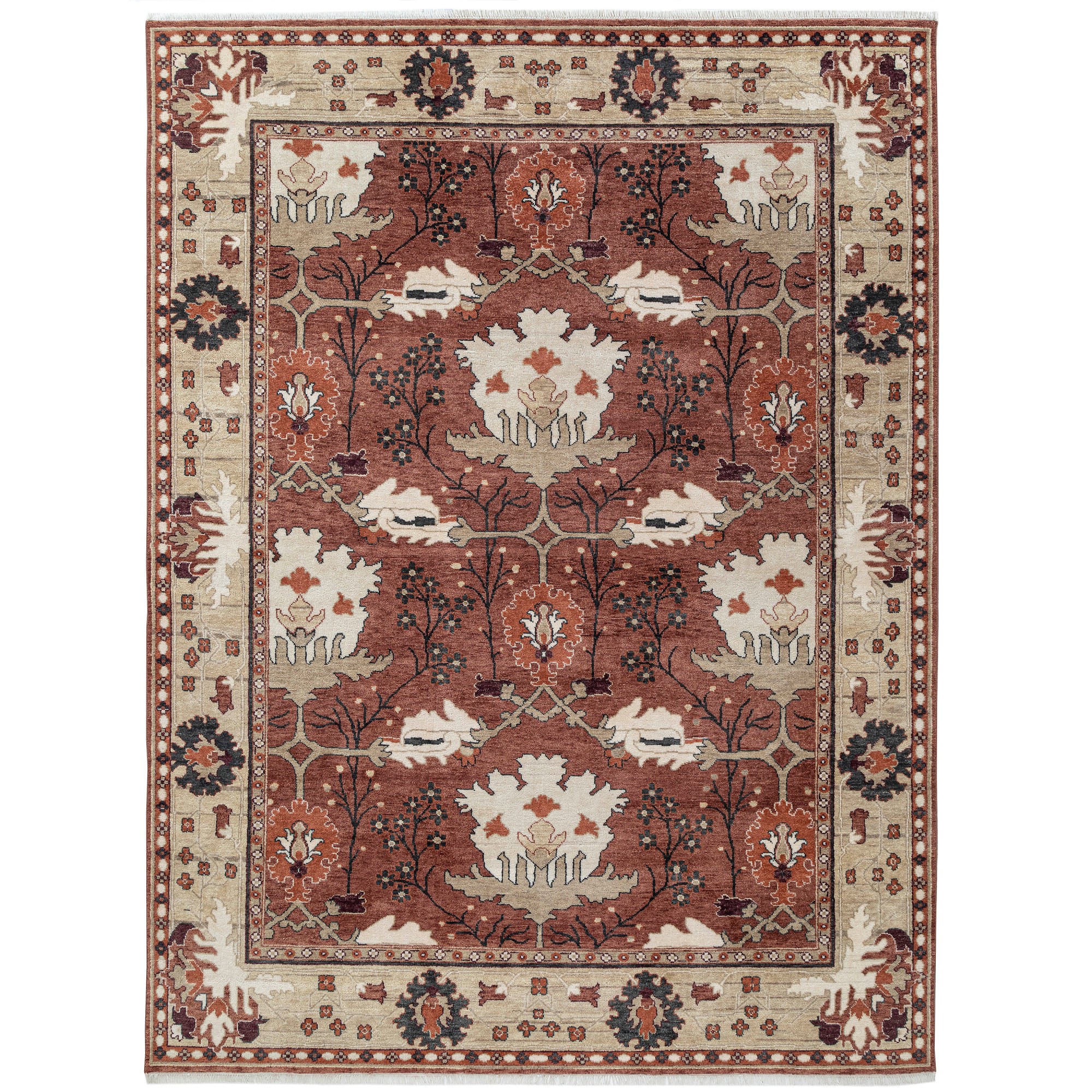 Fleur Hand Knotted Rug