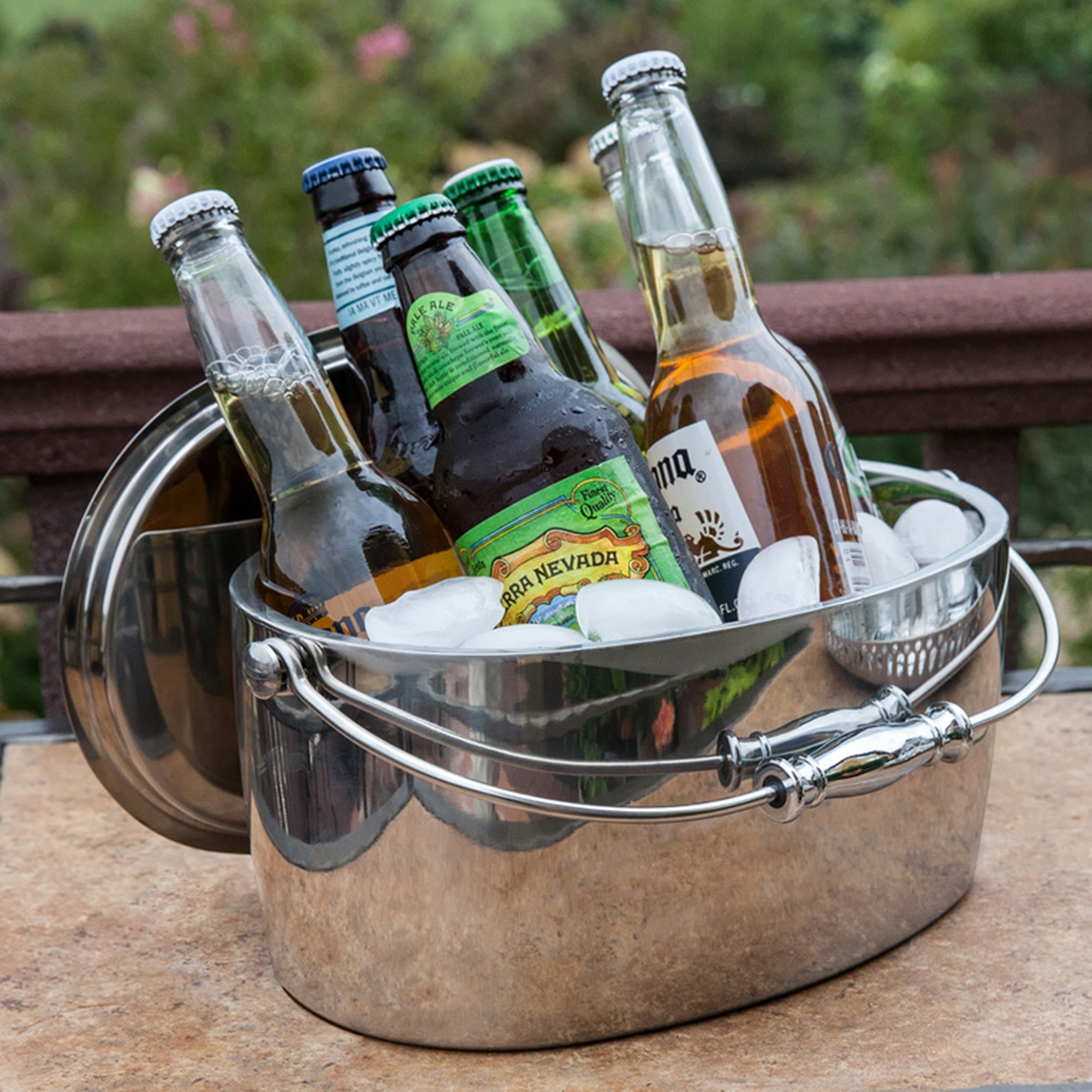 Crafthouse Oval Ice Bucket with Scoop Set