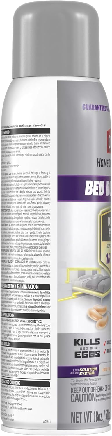 Ortho Home Defense Max Bed Bug, Flea and Tick Killer - With Ready-to-Use Comfort Wand, Kills Bed Bugs and Bed Bug Eggs, Bed Bug Spray Also Kills Fleas and Ticks, 1 gal.