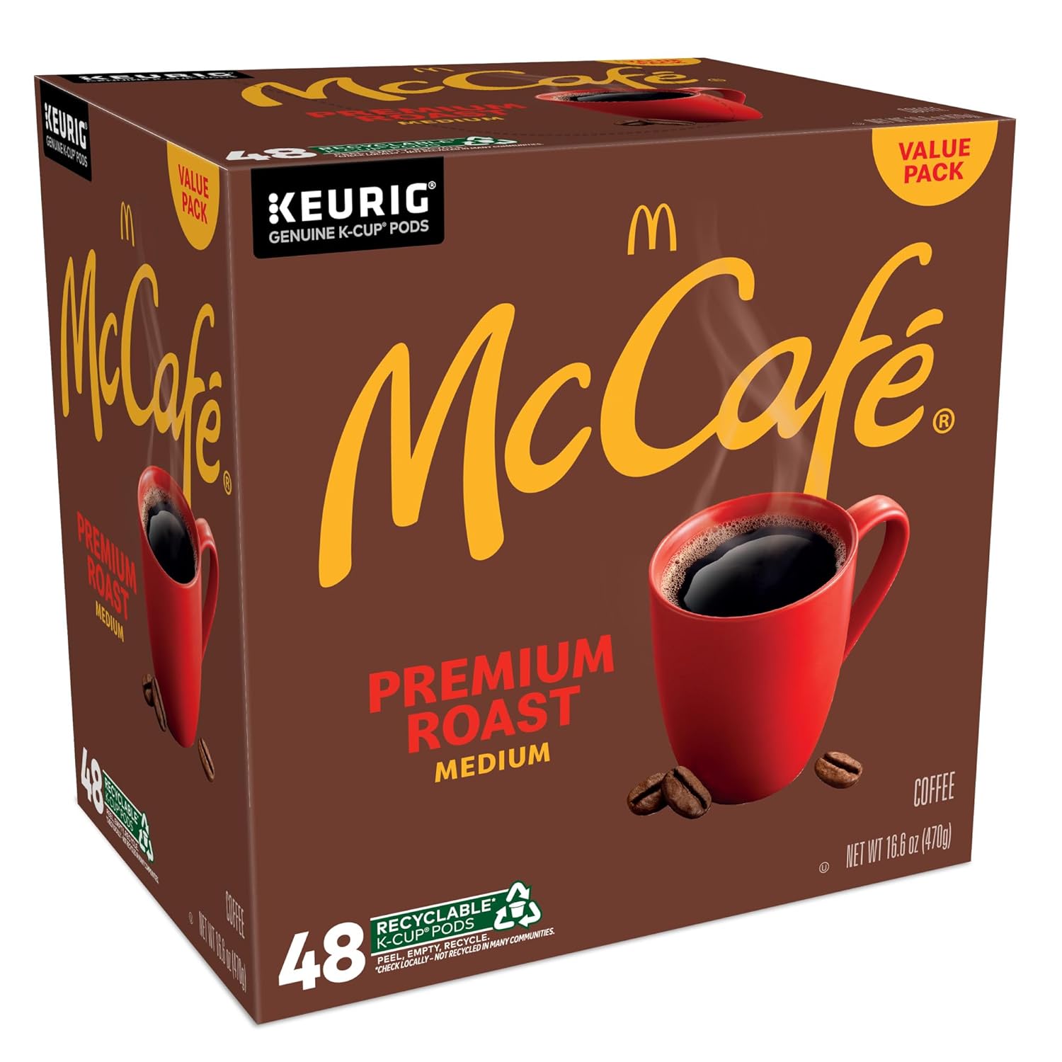 McCafe Premium Roast, Single-Serve Keurig K-Cup Pods, Medium Roast Coffee Pods Pods, 84 Count