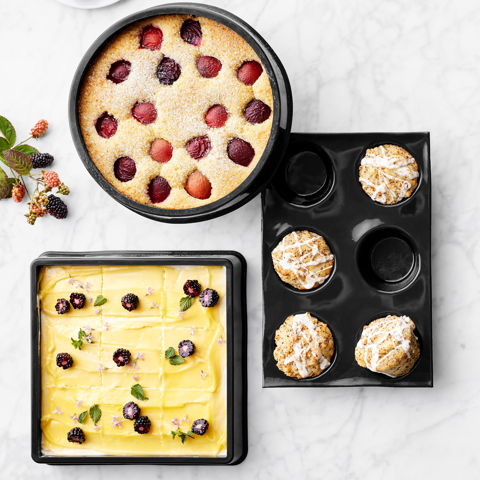 Flexipan® Nonstick Silicone Round Cake Mold, 9