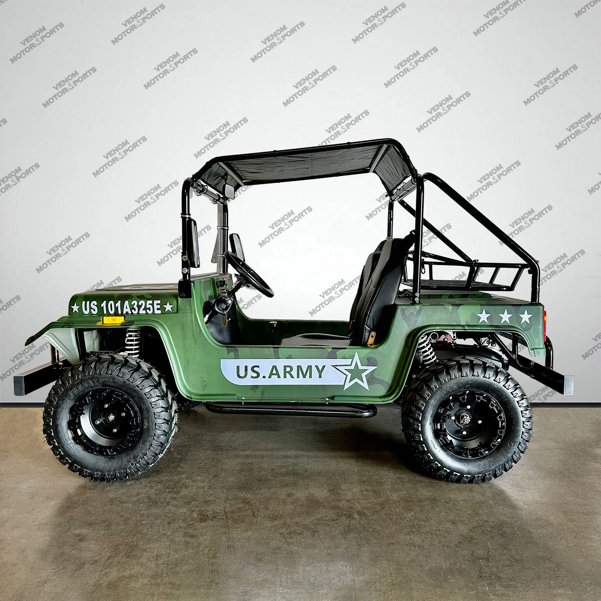 Venom 200cc Mini Jeep | Willys Edition | Full-Size | Automatic