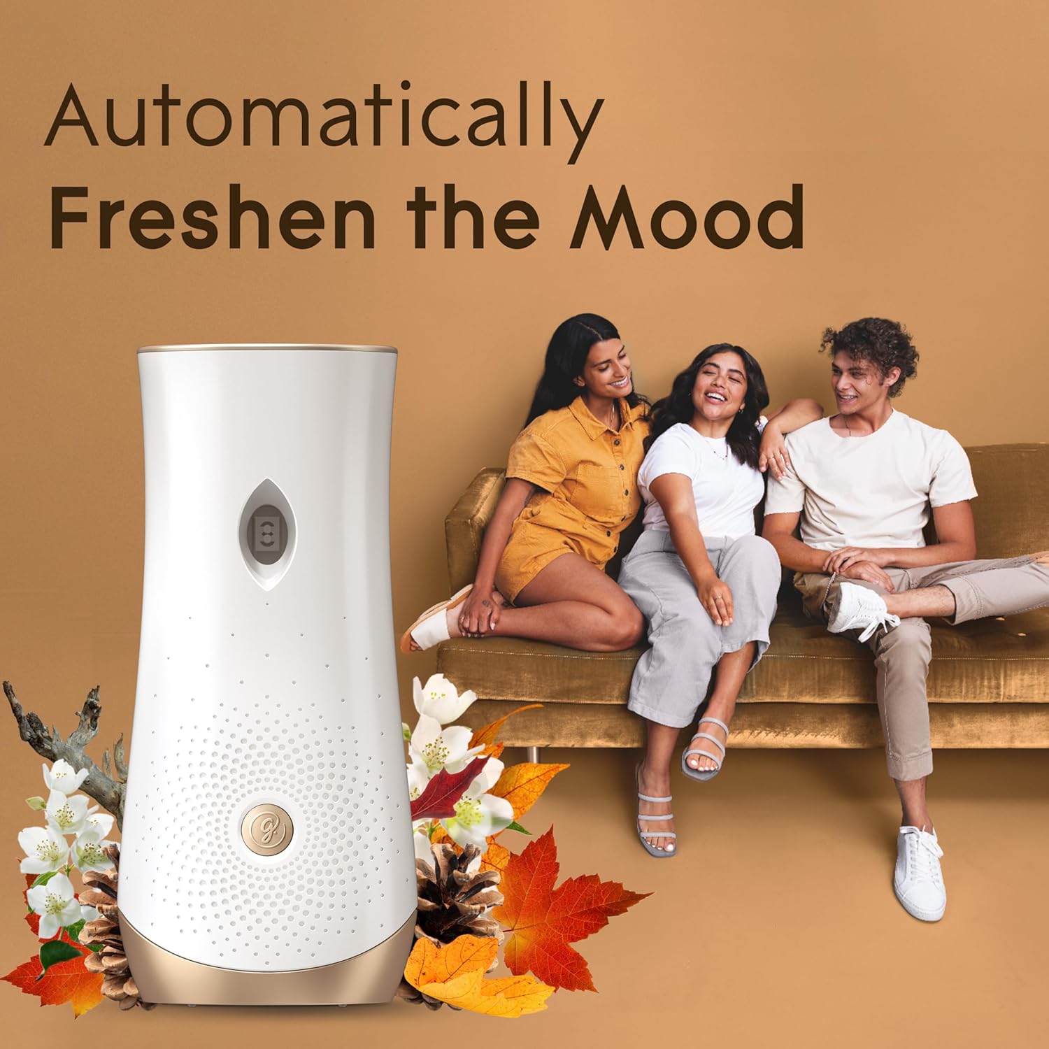 Glade Automatic Spray Air Freshener Refill, Scented Air Freshener for Home and Bathroom, Clean Linen, 6.2 Oz, 2 Count