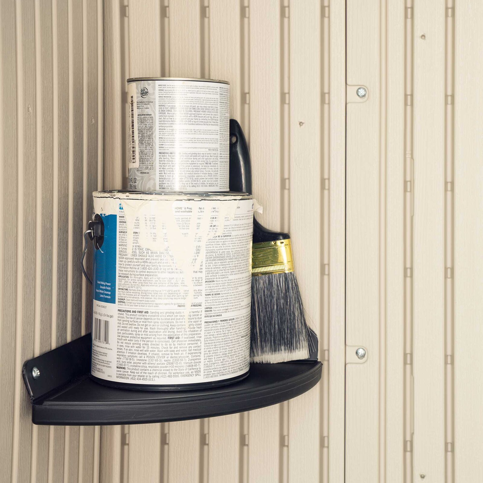 8 ft. W x 12.5 ft. D Plastic Storage Shed