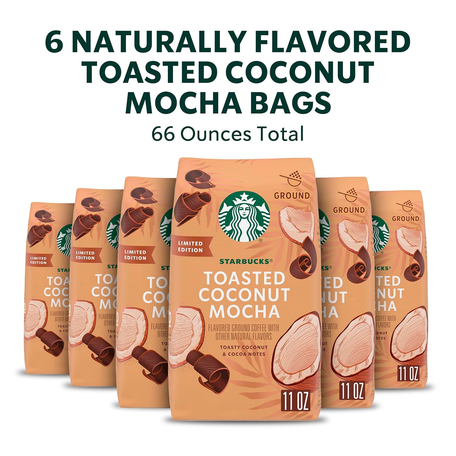 Starbucks Ground Coffee, Medium Roast Coffee, Pike Place Roast, 100% Arabica, 1 Bag (28 Oz)