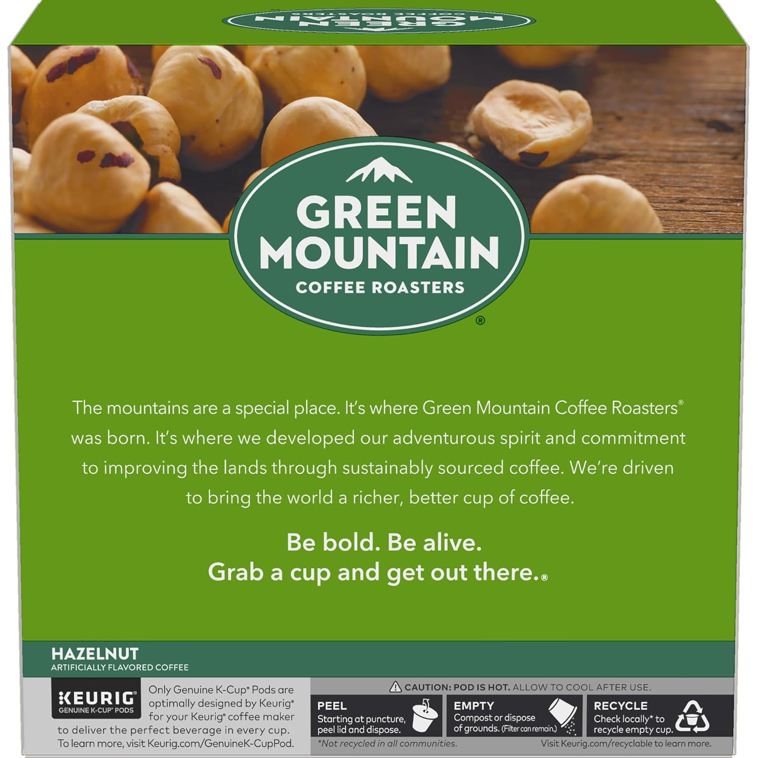 Green Mountain Coffee Roasters Caramel Vanilla Cream Keurig Single-Serve K-Cup pods, Light Roast Coffee, 72 Count (6 Packs of 12)