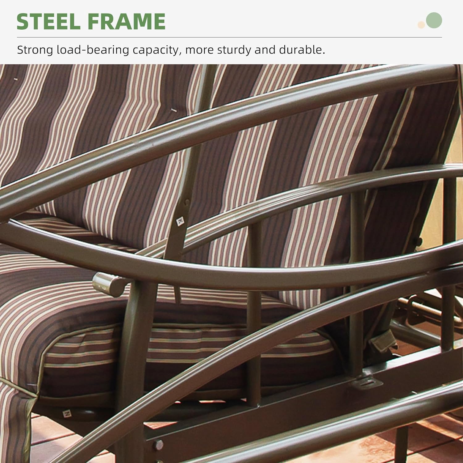 💖Clearance sale✨PURPLE LEAF 3 Person Outdoor Patio Porch Swing Gazebo with Netting & Gazebo Curtains with Canopy Swings for Adults