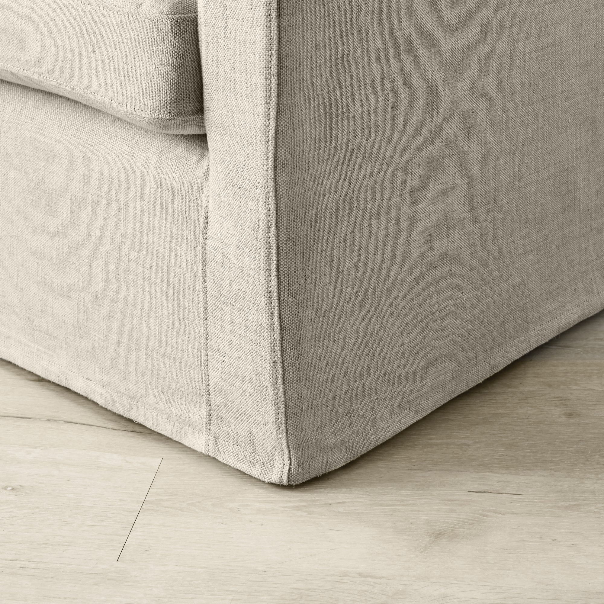 Brighton Slipcovered Swivel Armchair