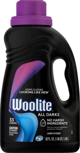 Woolite Darks Defense Liquid Laundry Detergent, Woolite Dark, Laundry Detergent, 66 Loads, 100 Fl Oz, HE & Regular Washers, Packaging May Vary