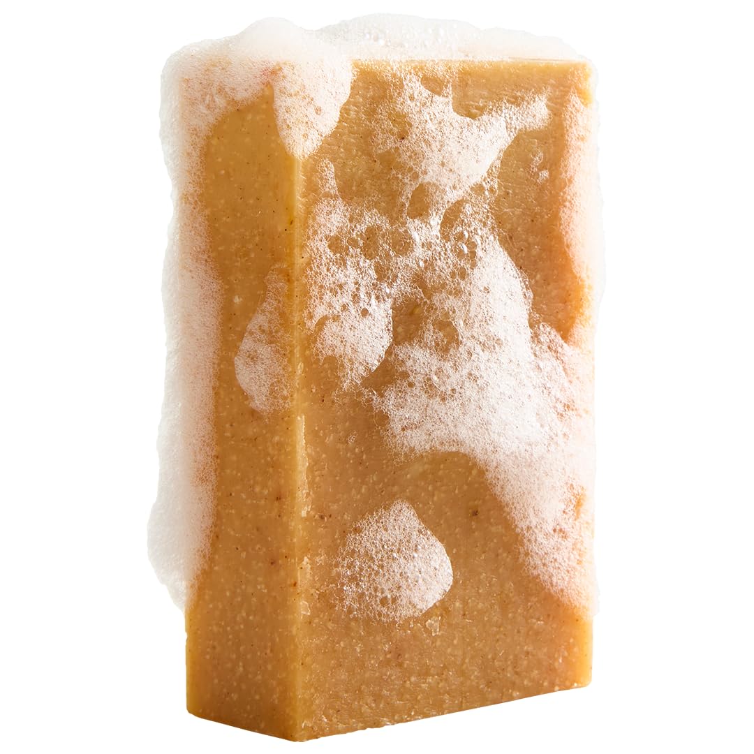 Handmade Vegan Natural Bar Soap Cold Pressed For Face And Body, With Premium Essential Oils, Eucalyptus & Peppermint For Men And Women 3 Pack (Lavender)