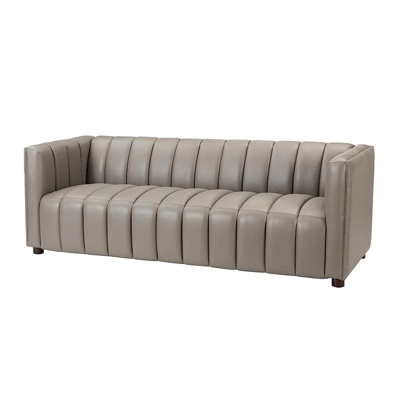 Rowan Genuine Leather Vinyl Office Sofa -83