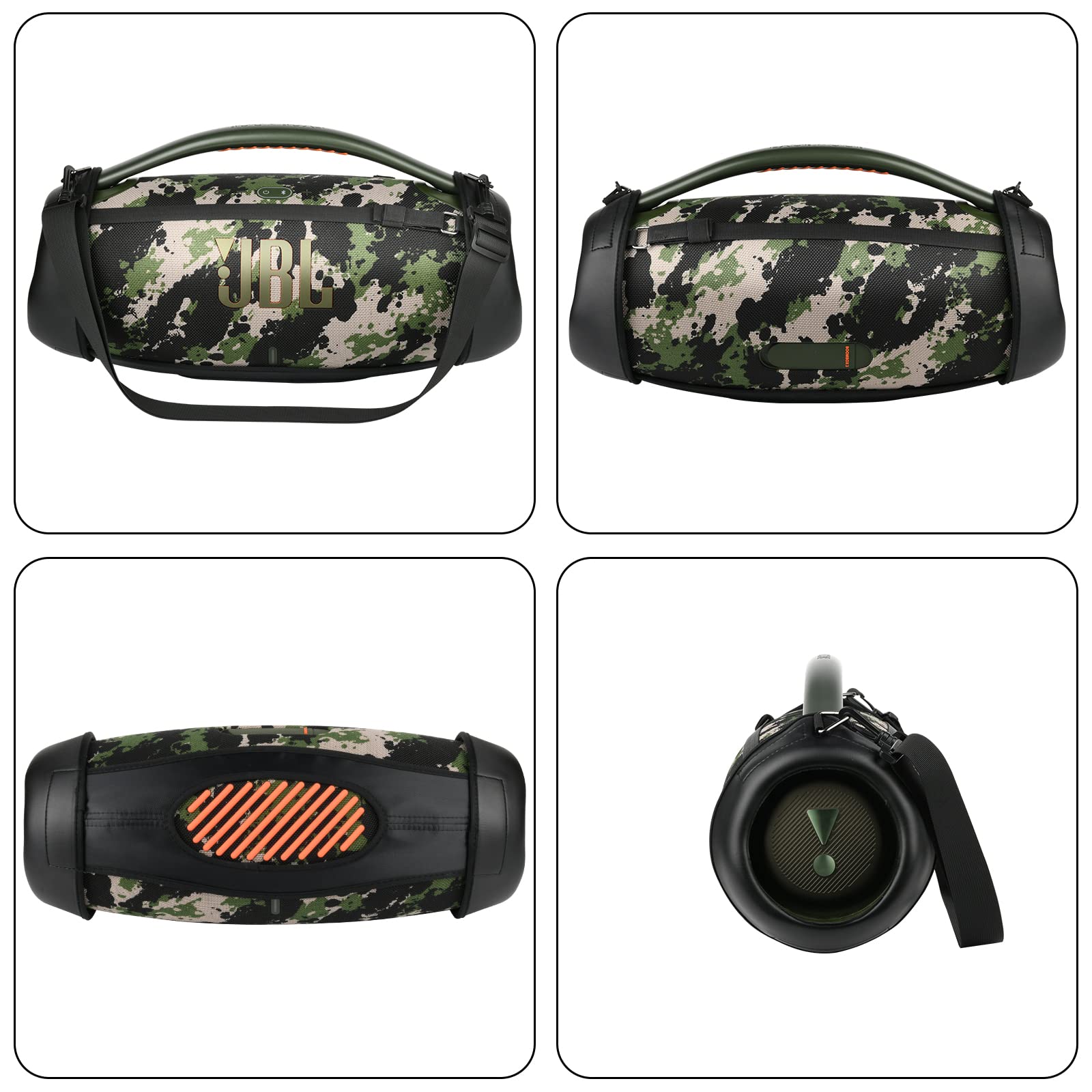 Travel Carrying Strap for JBL Boombox 3/Boombox 3 Wi-Fi Waterproof Portable Bluetooth Speaker