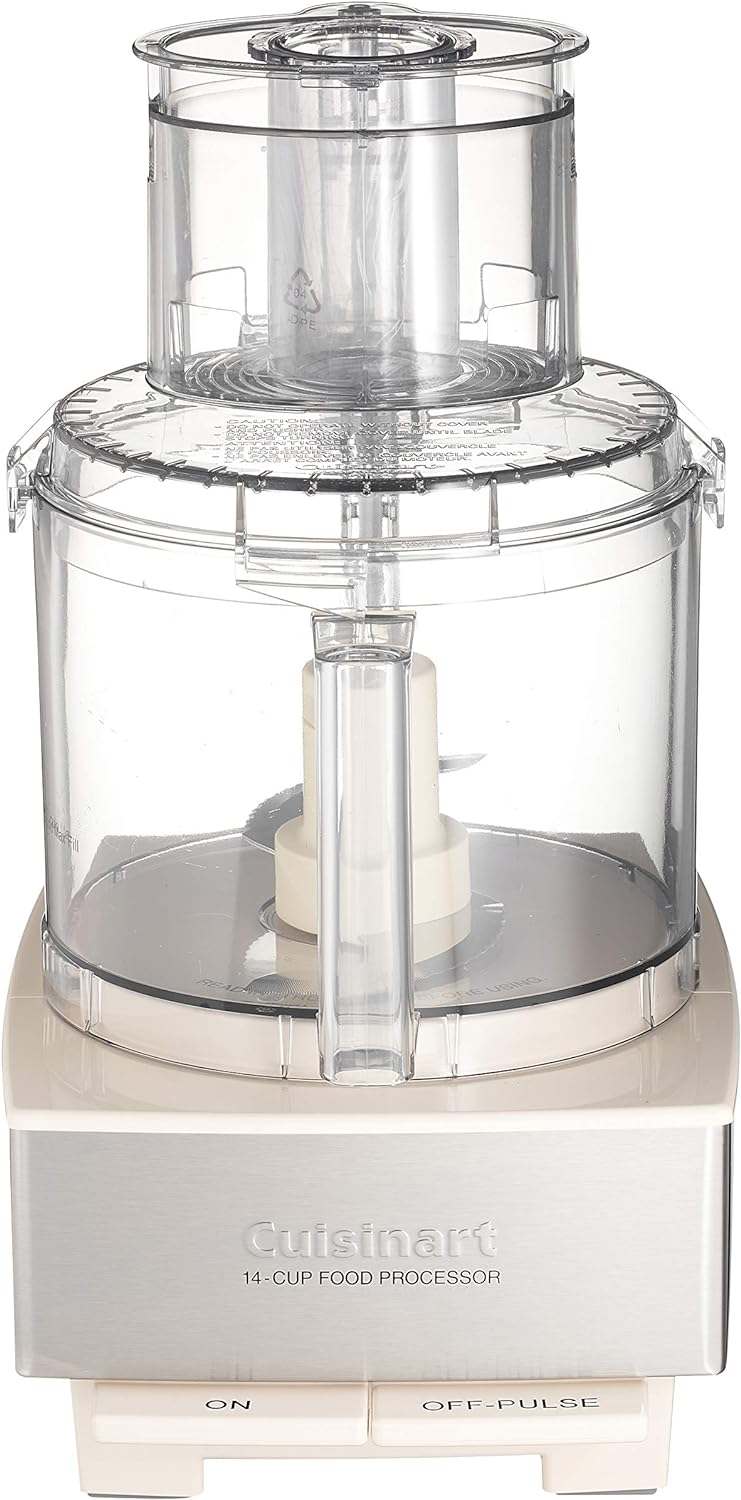 Cuisinart Food Processor 14-Cup Vegetable Chopper for Mincing, Dicing, Shredding, Puree & Kneading Dough, Stainless Steel, DFP-14BCNY