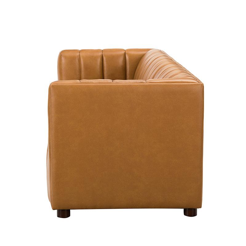 Rowan Genuine Leather Vinyl Office Sofa -83