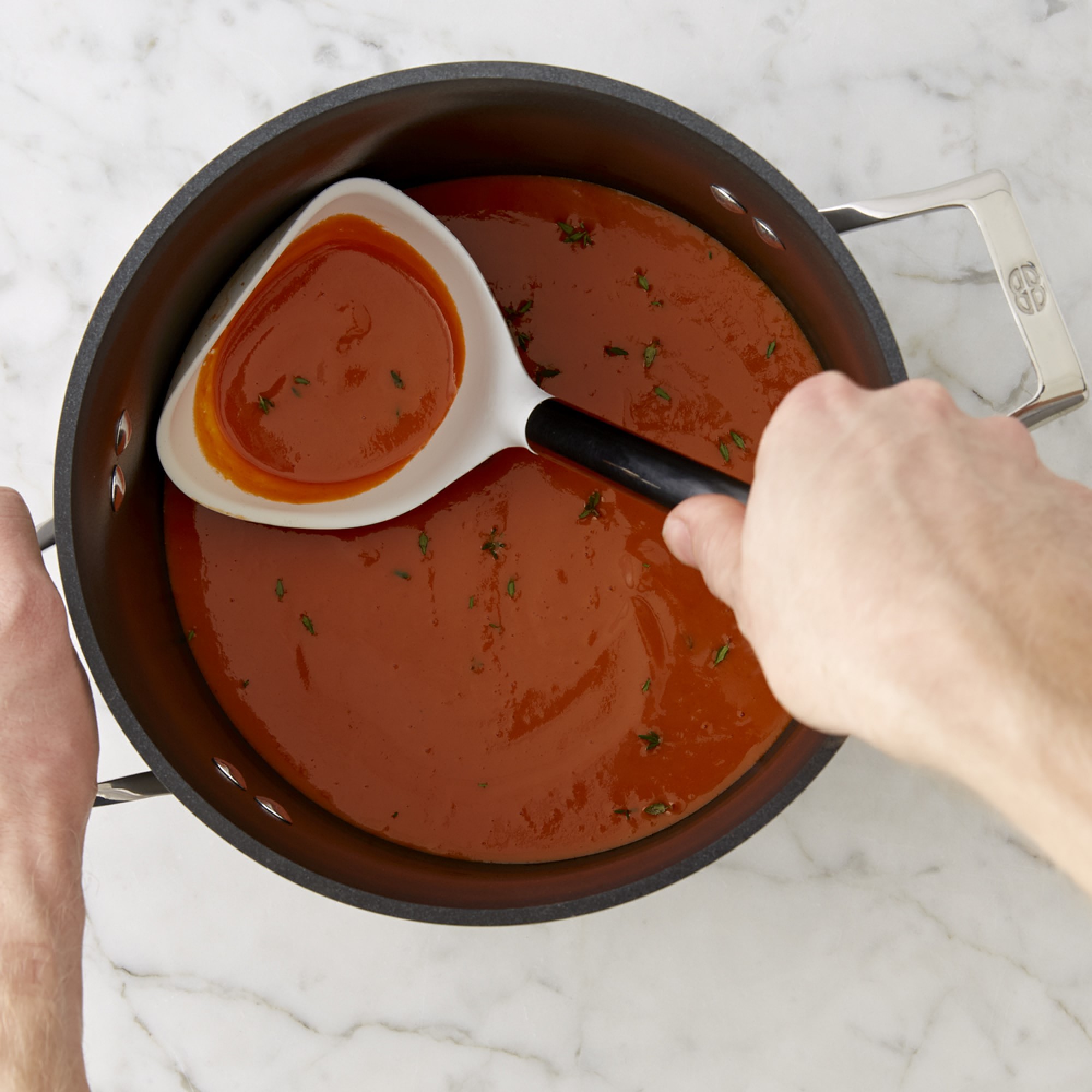 Williams Sonoma Stainless-Steel Silicone Ladle