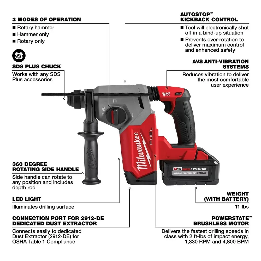 Milwaukee 2912-22DE M18 FUEL 18V 1