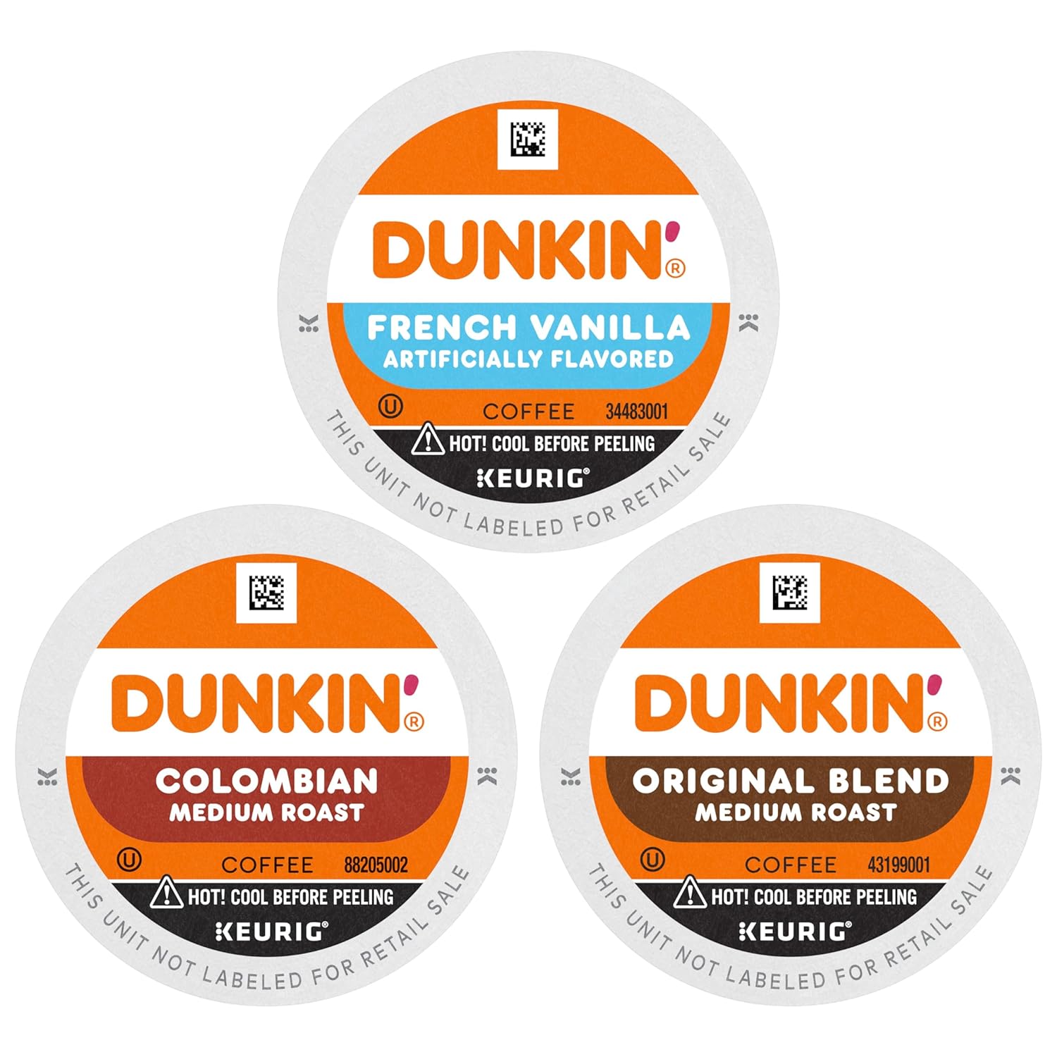 Dunkin' Original Blend Medium Roast Coffee, 60 Keurig K-Cup Pods