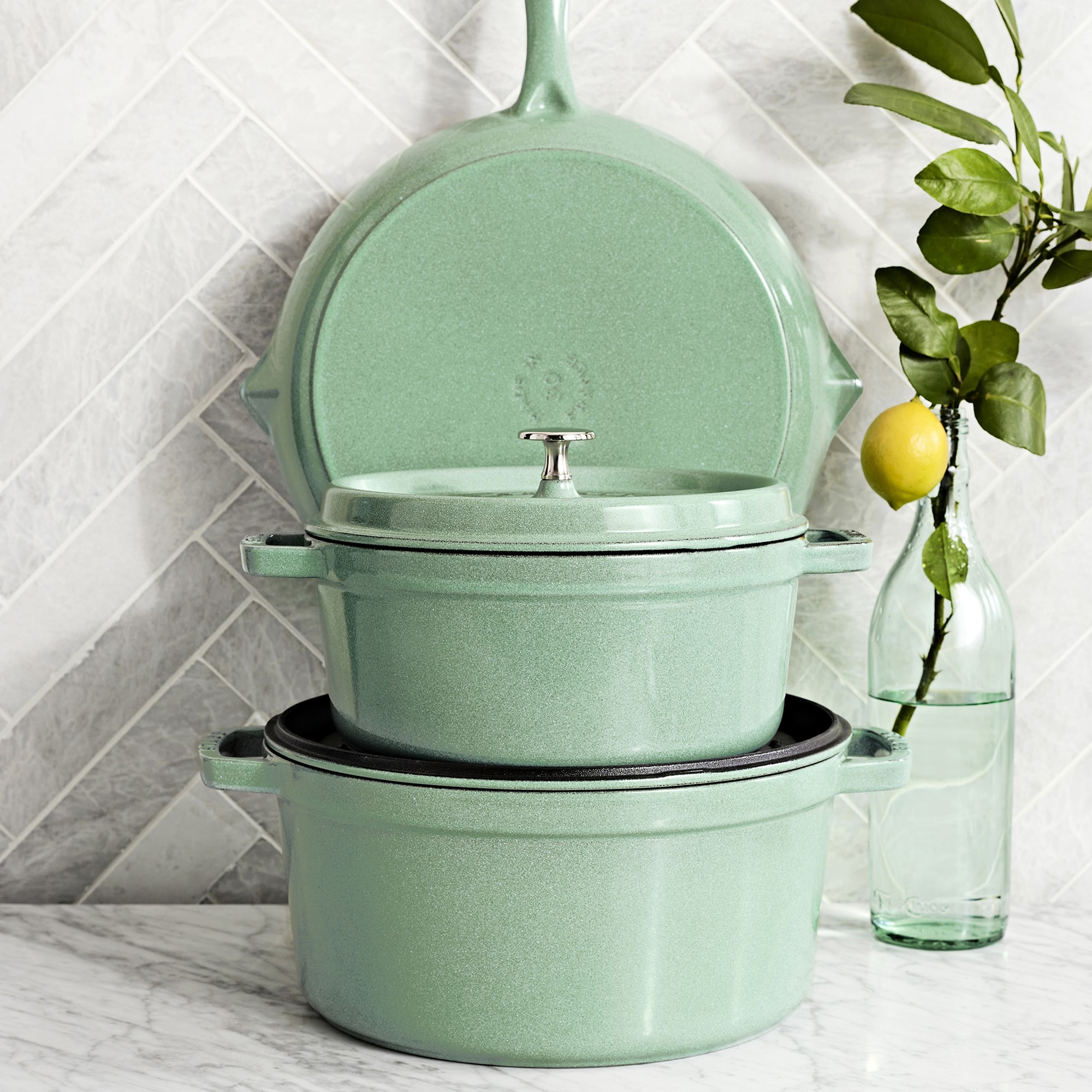 Staub Enameled Cast Iron Fry Pan