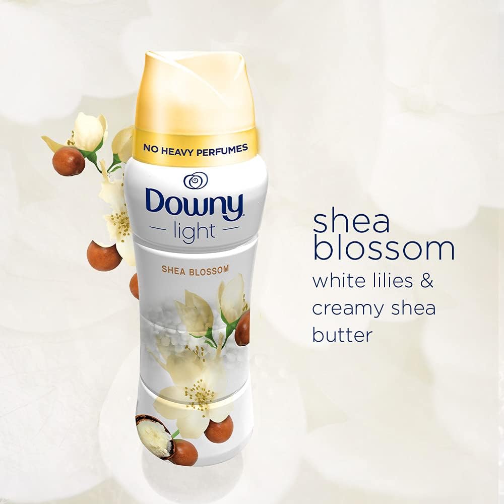 Downy Light In Wash Scent Booster Beads, Ocean Mist Scent, 24 oz, Downy Scent Booster Beads, Laundry Beads, No Heavy Perfumes