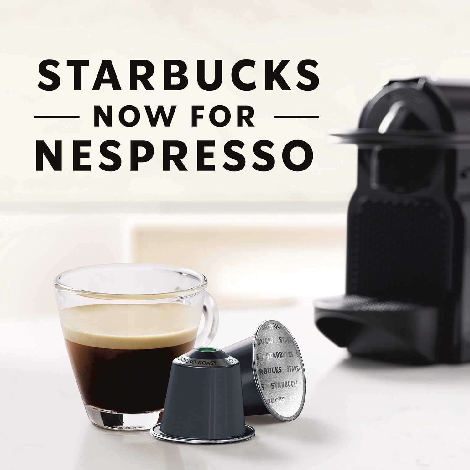Starbucks by Nespresso Original Line Dark Roast Espresso, 50-count Espresso Pods