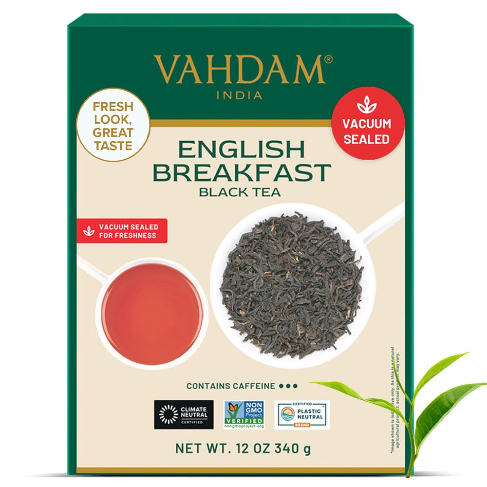 VAHDAM, Organic Turmeric Ginger Herbal Tea Bags (100 Pyramid Tea Bags) Caffeine Free, Non GMO, Gluten Free | 100% Pure Herbal Blend - Savory & Spicy | Plant-Based Tea Bags | Resealable Ziplock Pouch