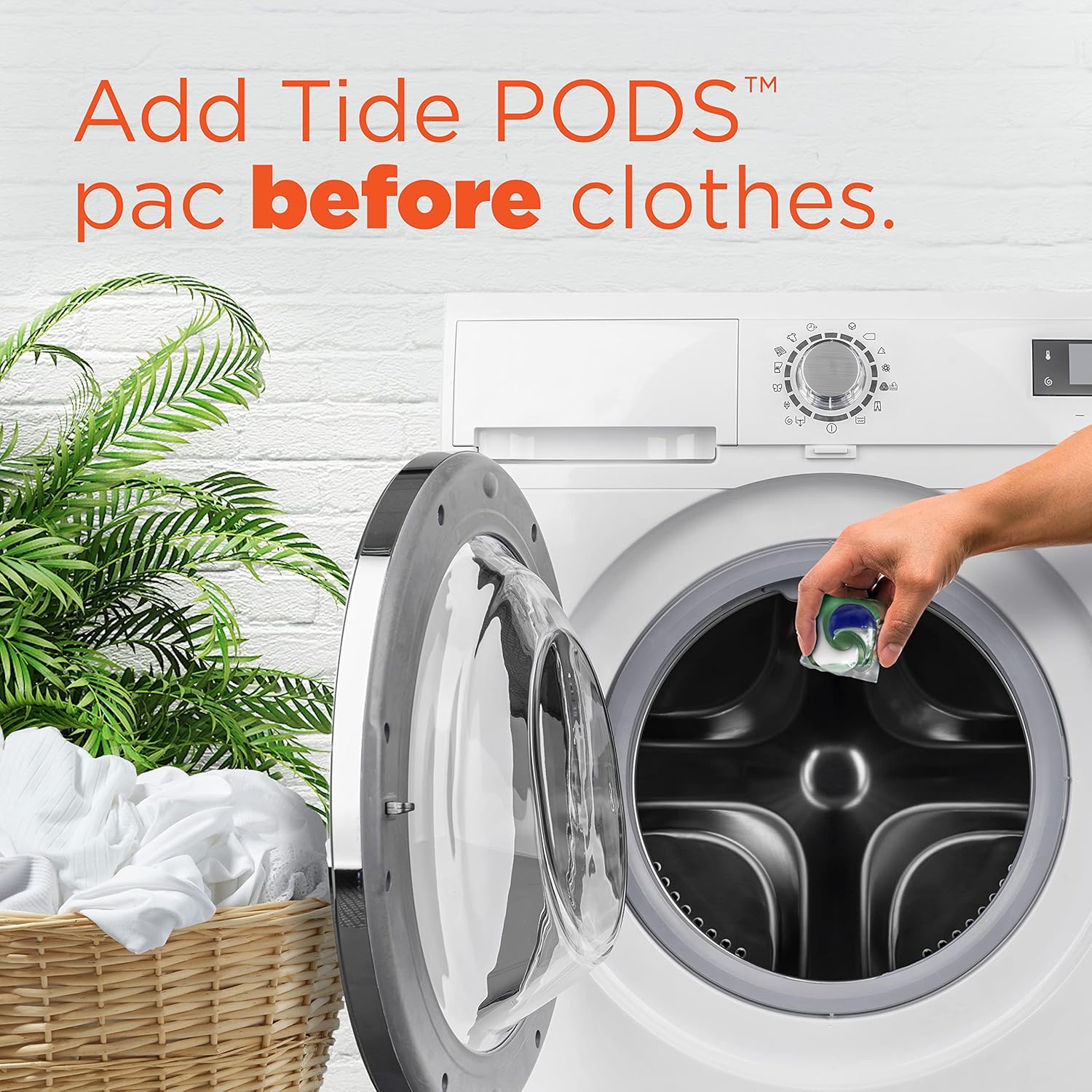 Tide Ultra OXI Power PODS with Odor Eliminators Laundry Detergent Pacs 45 Count For Visible and Invisible Dirt