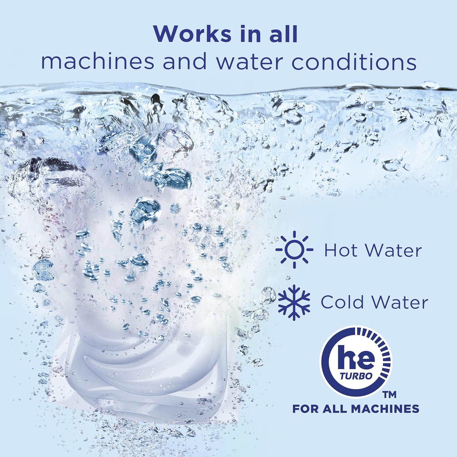 Tide Hygienic Clean Heavy 10x Duty Power PODS Laundry Detergent Pacs For Visible and Invisible Dirt, Spring Meadow Scent, 45 Count