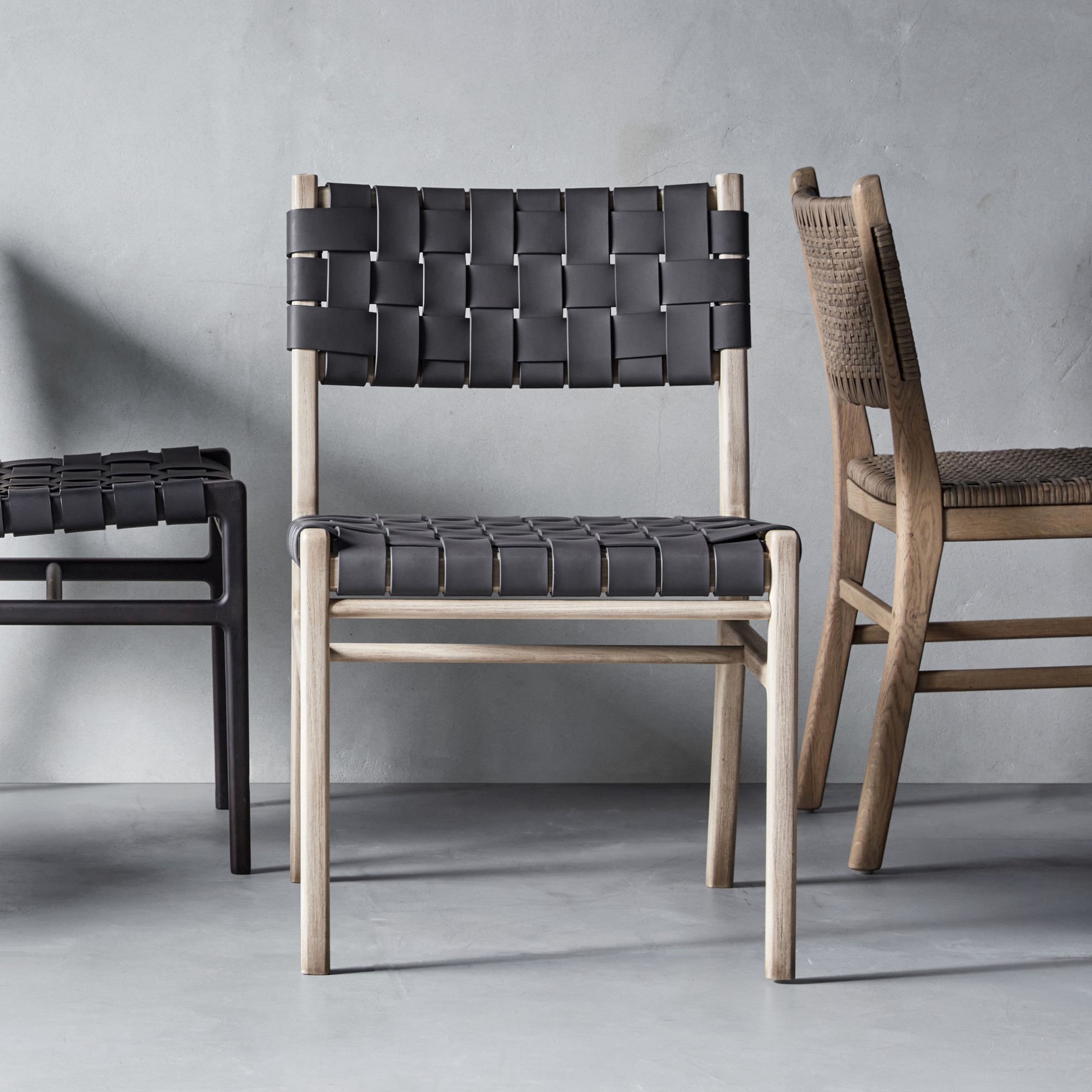 Stratton Dining Side Chair, Grey