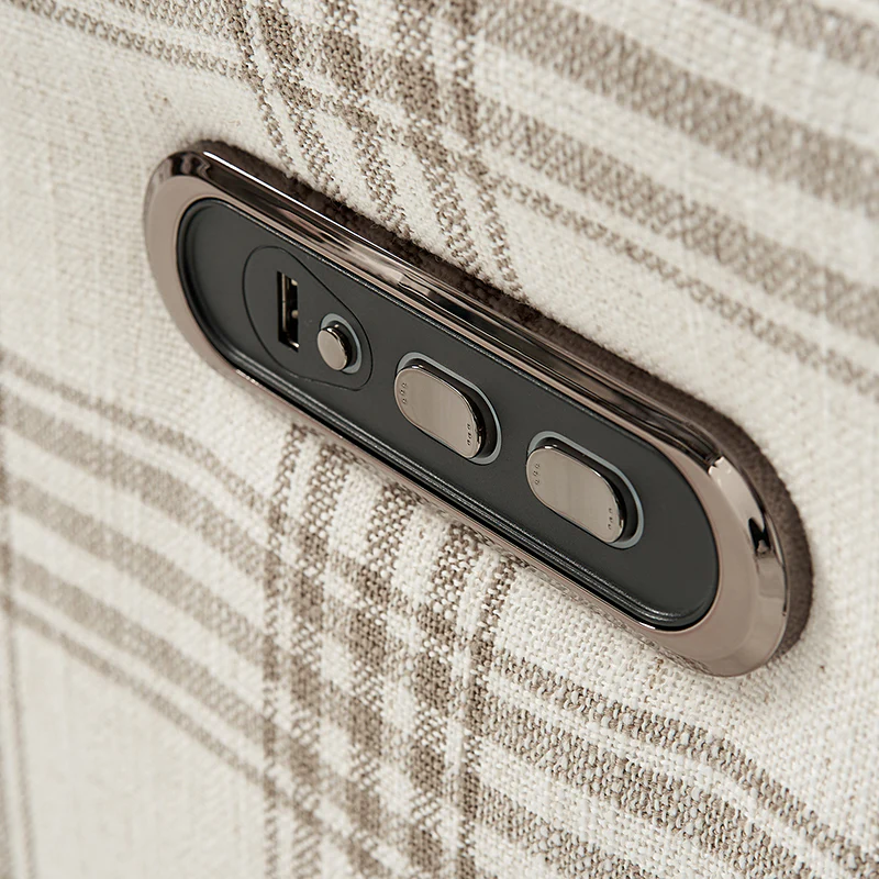 Alois Large Floral Swivel And Rocker Power Recliner With Adjustable Headrest