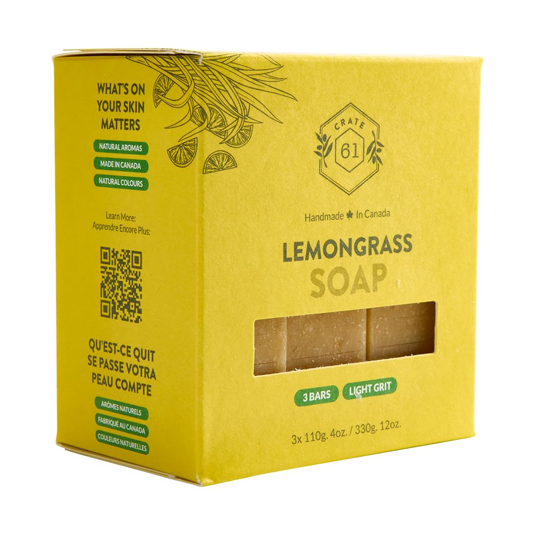 Handmade Vegan Natural Bar Soap Cold Pressed For Face And Body, With Premium Essential Oils, Eucalyptus & Peppermint For Men And Women 3 Pack (Lavender)