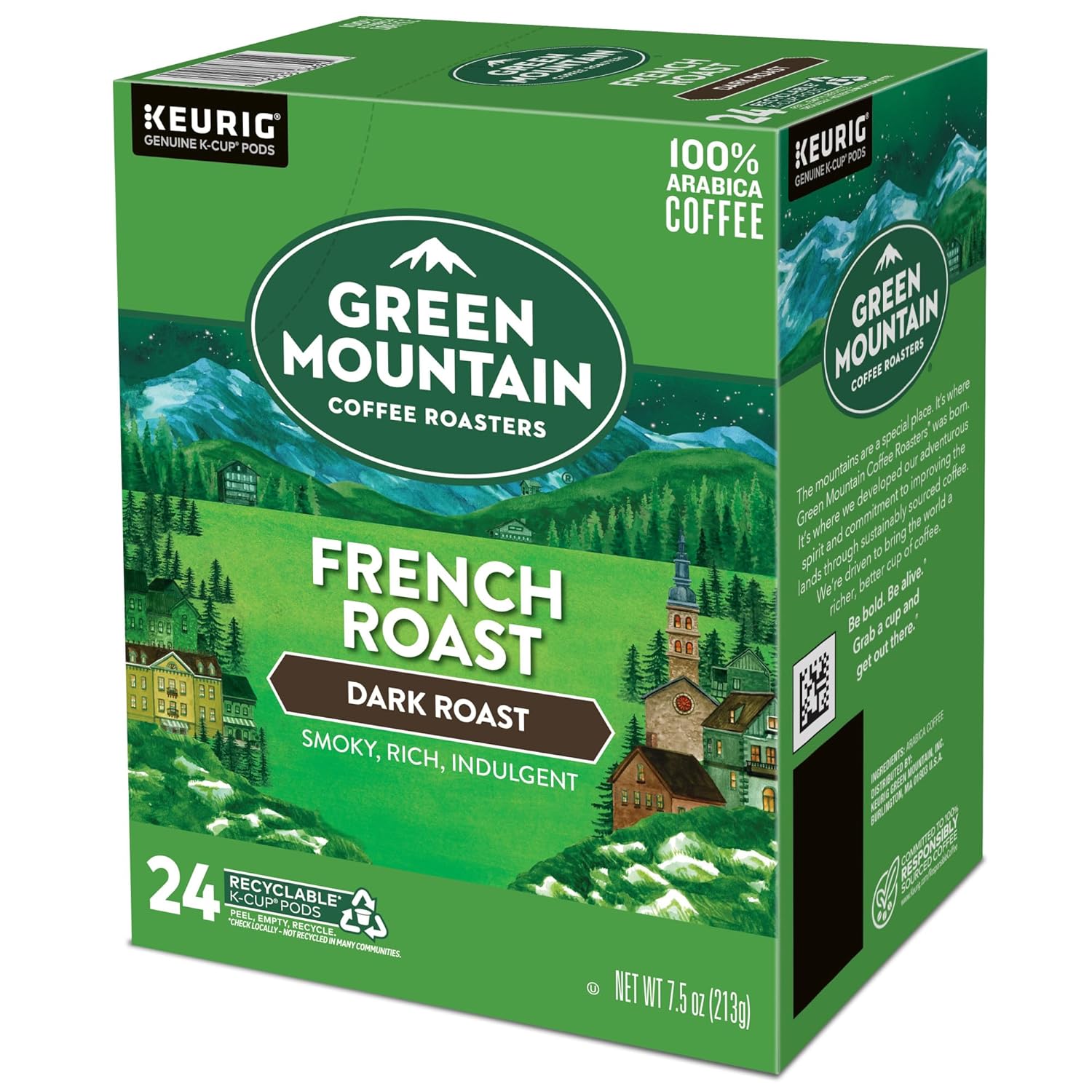 Green Mountain Coffee Roasters Dark Magic Keurig Single-Serve K-Cup Pods, Dark Roast Coffee, 72 Count (6 Packs of 12)