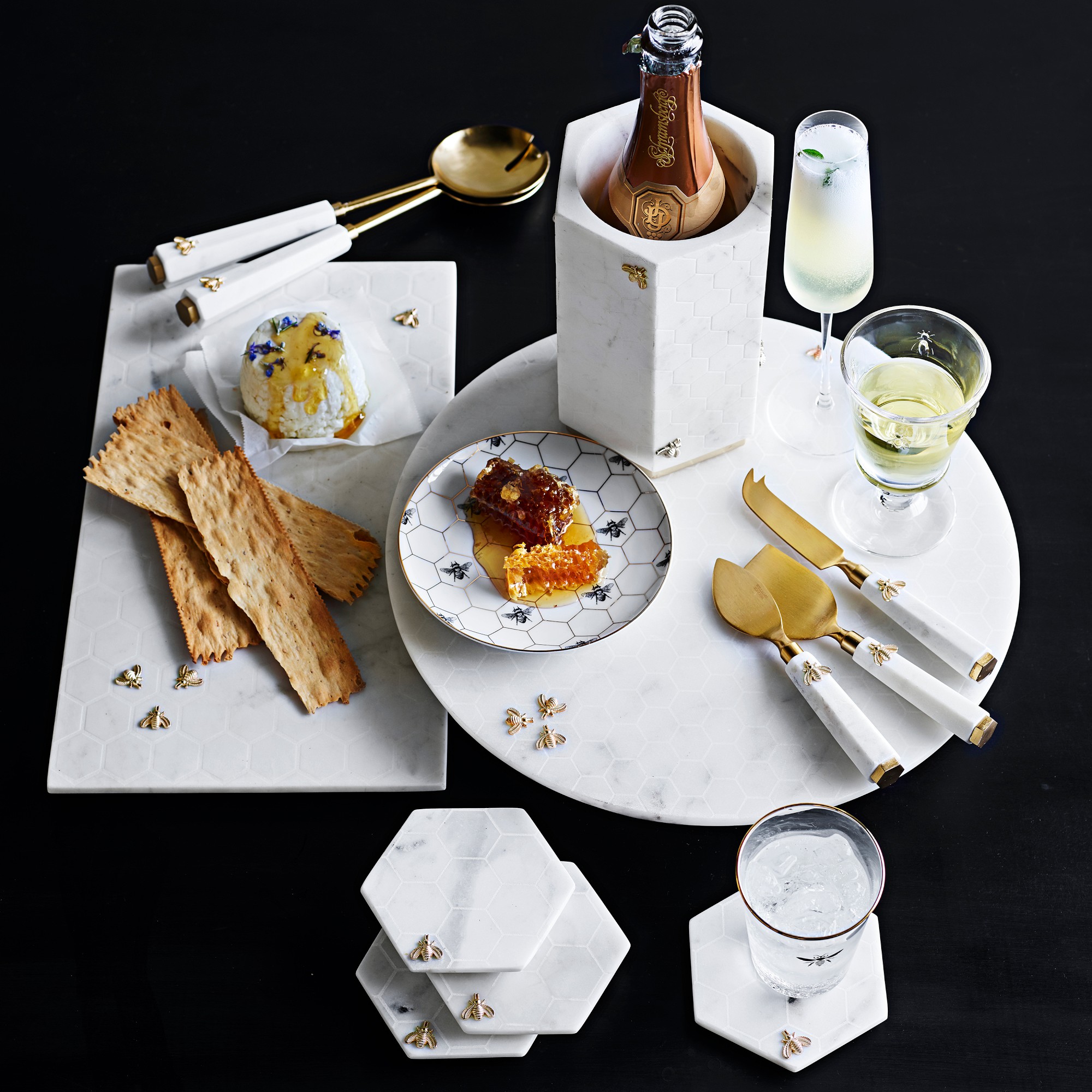 Marble Honeycomb Wine Chiller