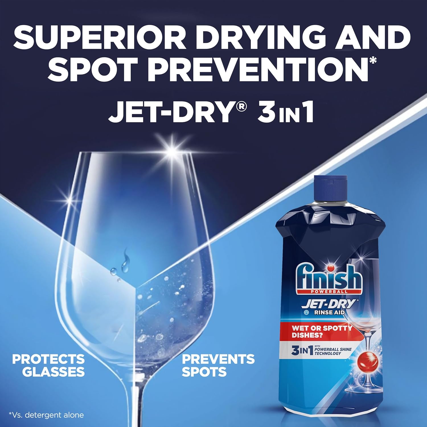 Finish Jet-dry, Rinse Agent, Ounce Blue 32 Fl Oz