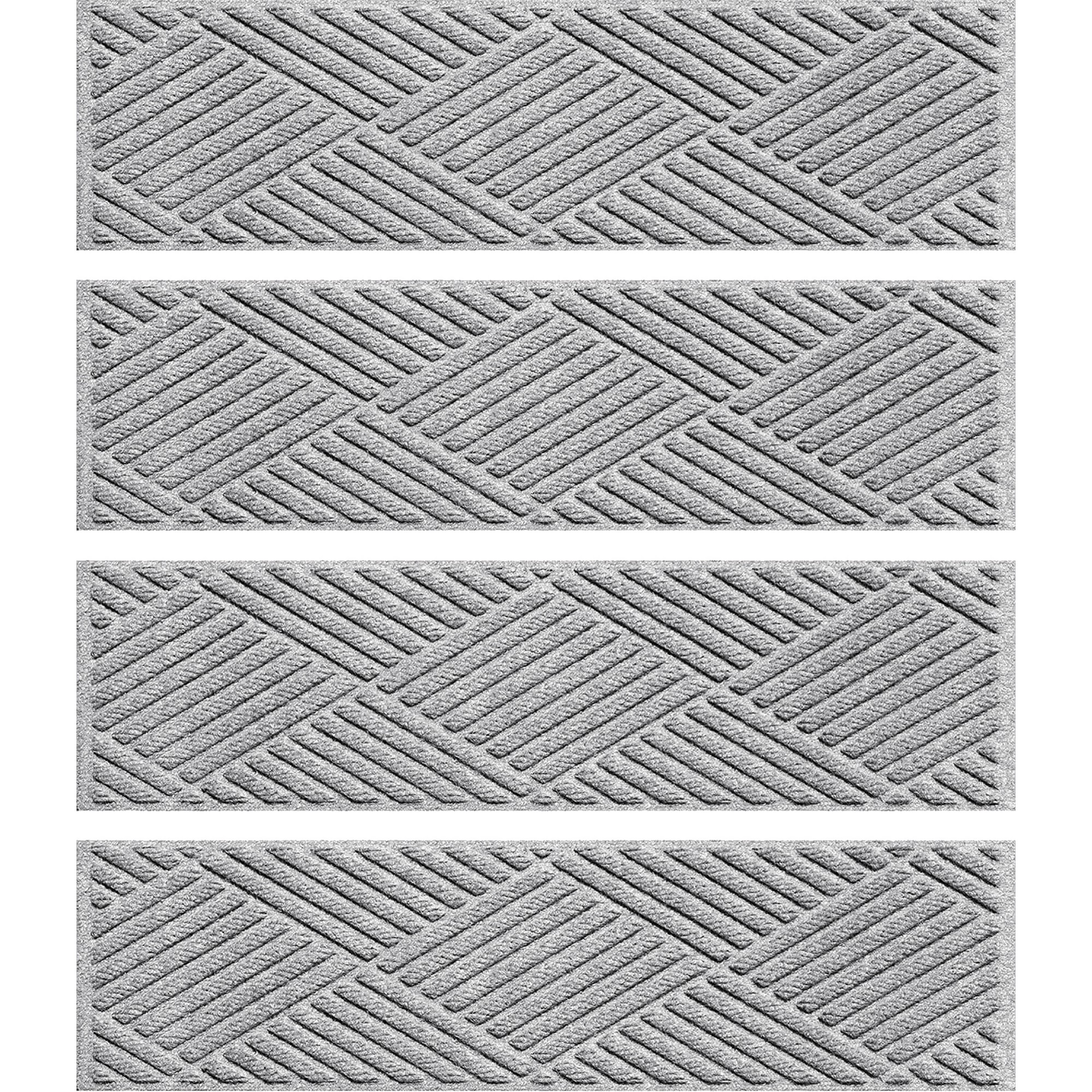 Waterhog Diamonds Commercial Grade Indoor/Outdoor Stair Treads, Set of 4