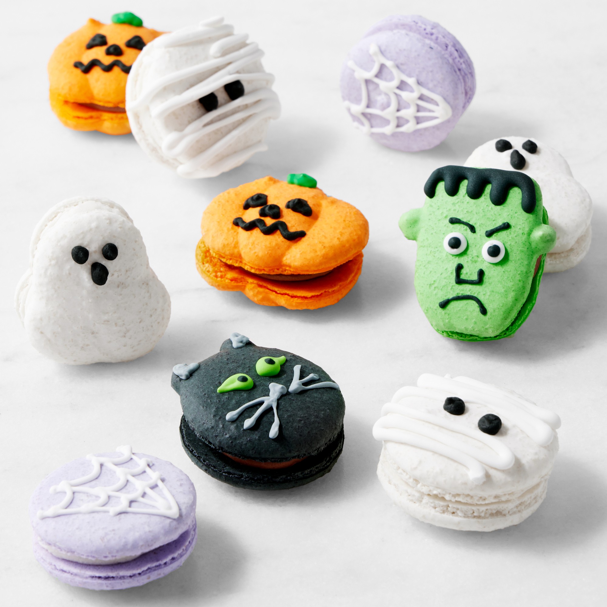 Halloween Macarons, Set of 10