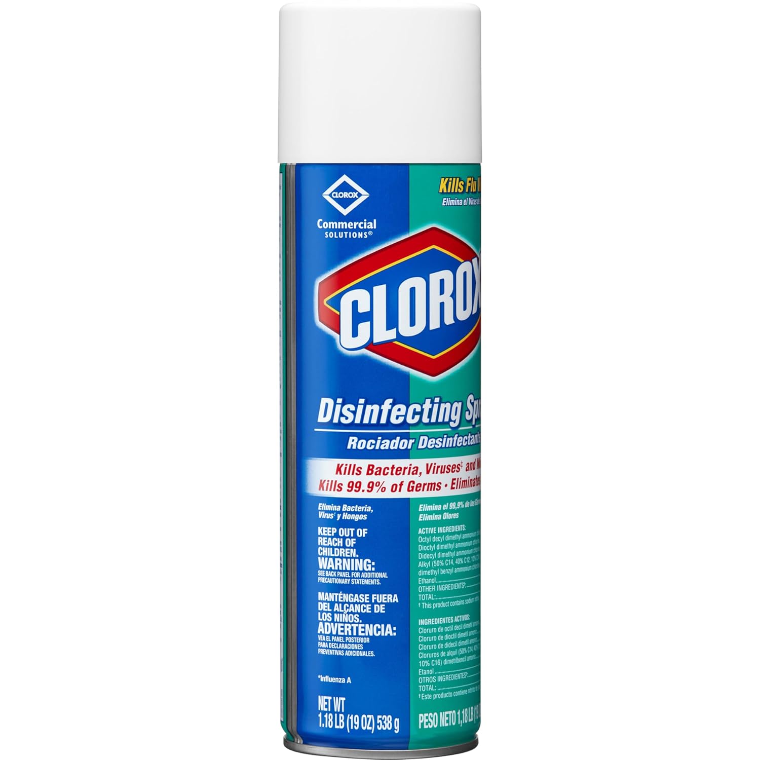 Clorox Commercial Solutions Disinfecting Aerosol, Fresh Scent, 19 Oz, Pack of 12 (Pack May Vary)