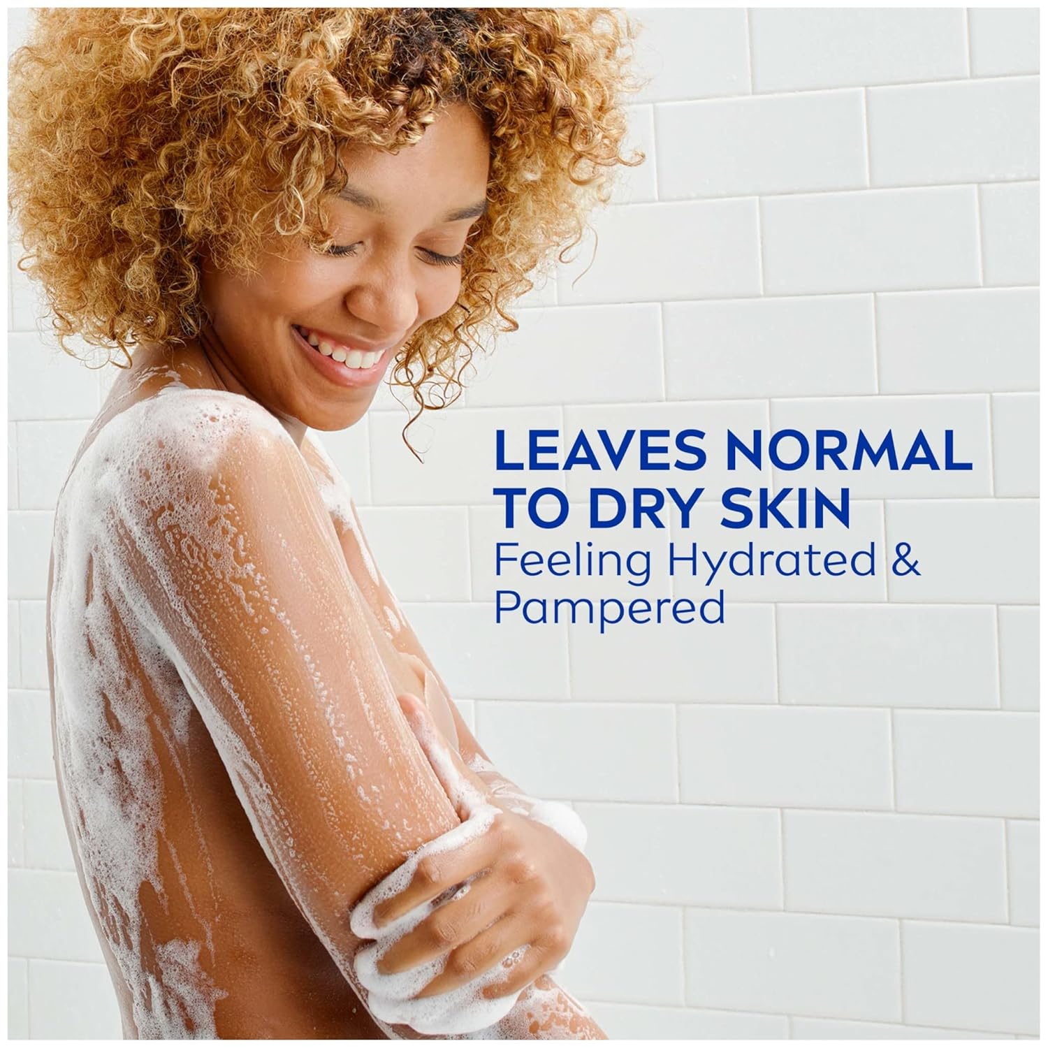 NIVEA Coconut and Almond Milk Pampering Body Wash, Moisturizing Body Wash with Nourishing Serum, Plant-Derived Oils, Essential Skin Lipids and Vitamins, 20 Fl Oz Bottle