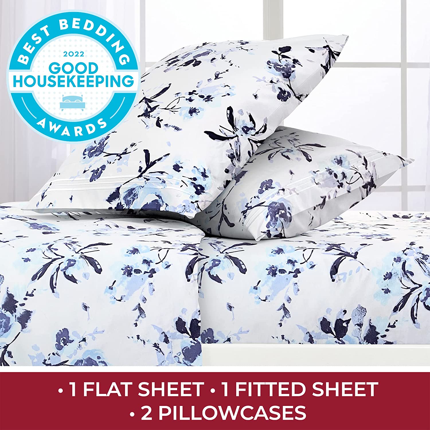 Queen Sheet Sett- 4 Piece