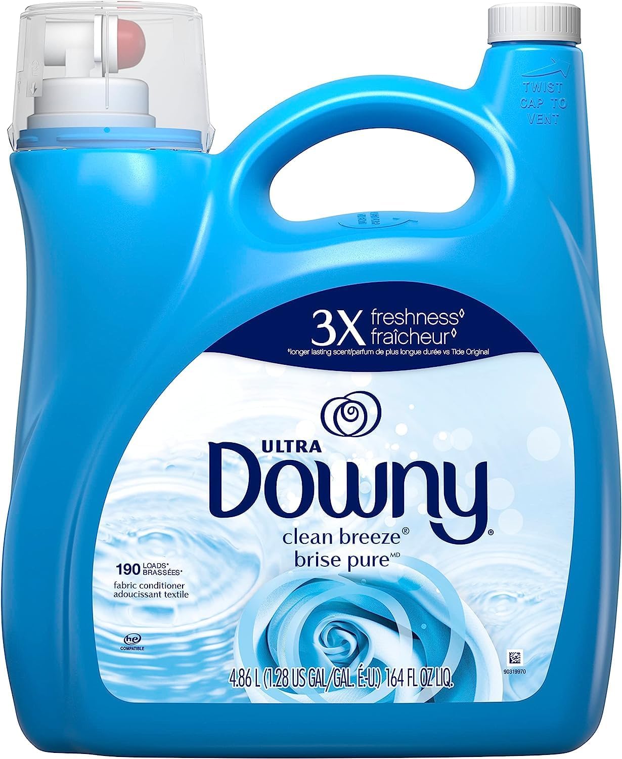 Downy April Fresh Liquid Fabric Conditioner (Fabric Softener), 10 FL OZ